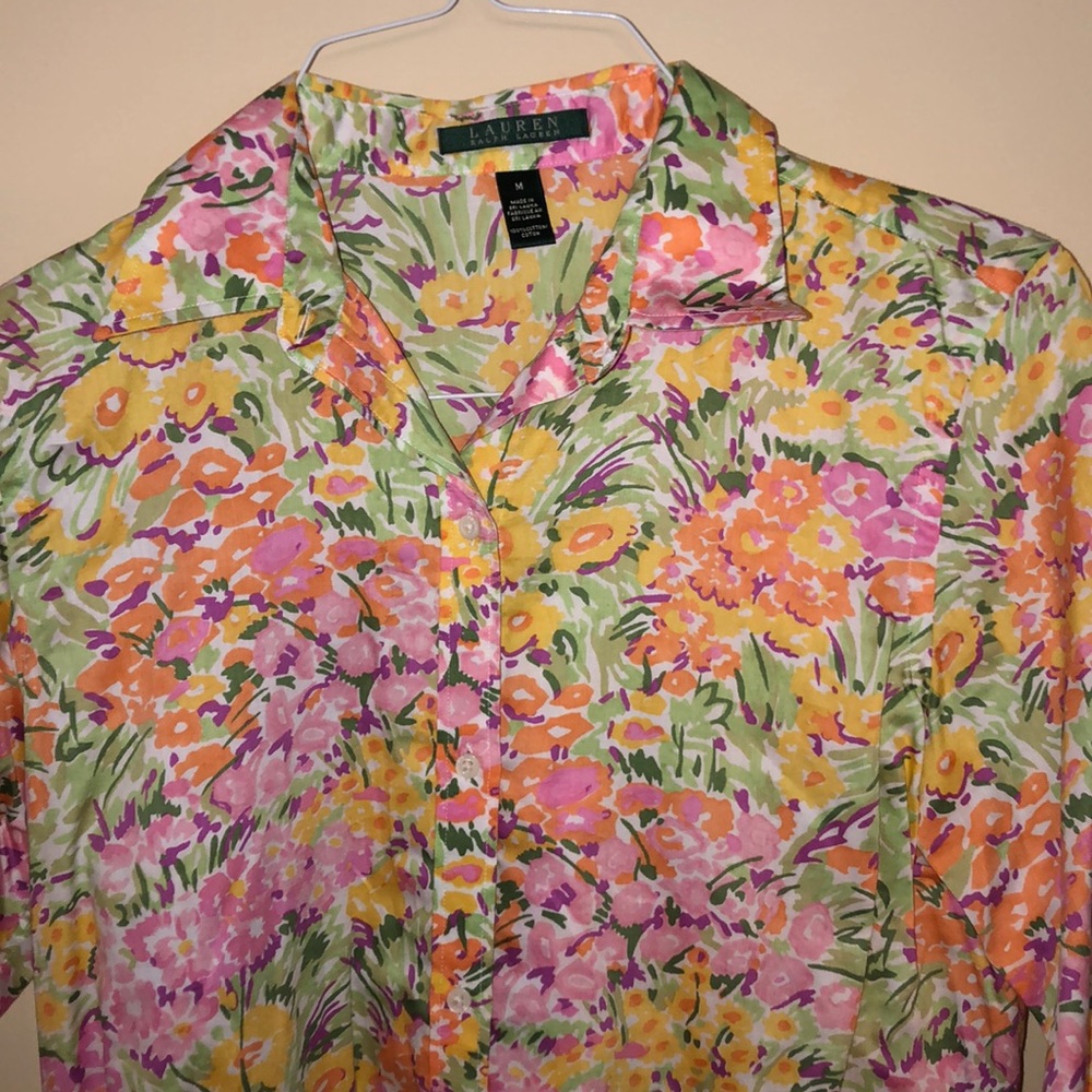 Floral Ralph Lauren Button Down